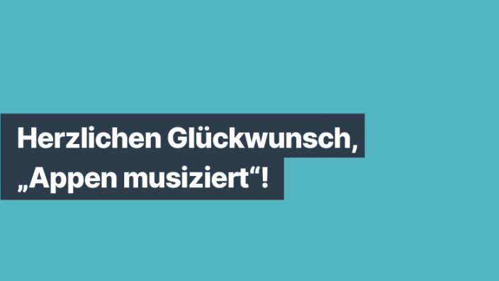 Appen musiziert